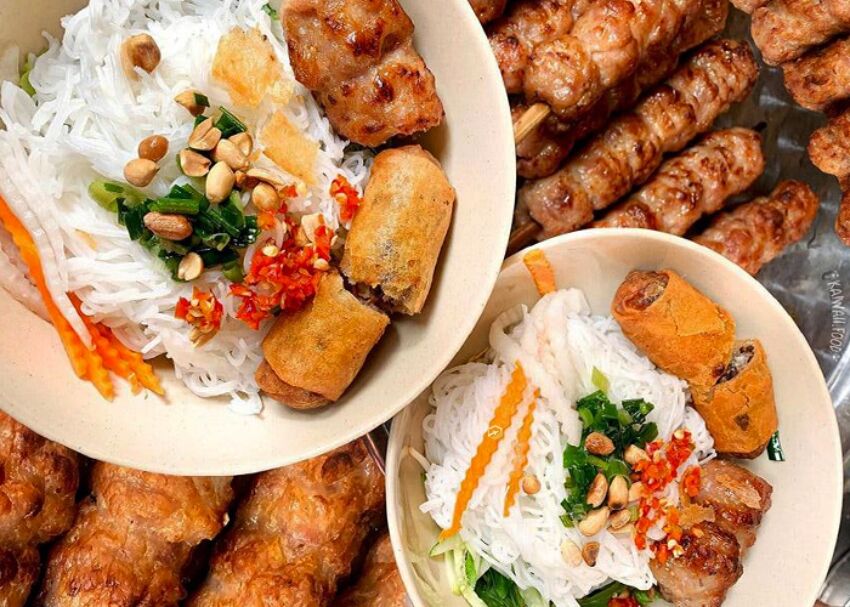 Bun Xao Nem Nuong Bac Lieu